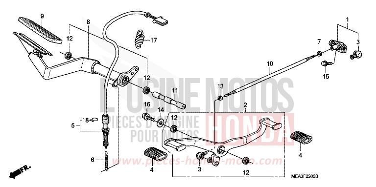 COMMUTATEUR/CABLE von Forza 300 SEAL SILVER METALLIC (NHA14) von 2013